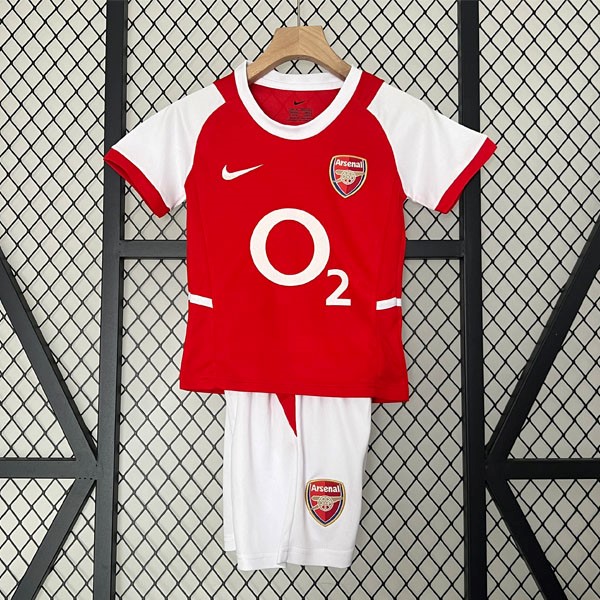 Camiseta Arsenal 1ª Retro Niño 2002 2004